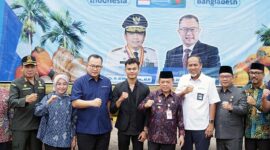 Acara Pelepasan Ekspor Pinang Desa Binaan IPB University Melalui Program One Village One CEO (OVOC) di Provinsi Jambi. FOTO : IST