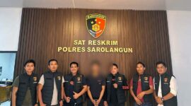 Pemuda 23 Tahun Diamankan Polres Sarolangun Atas Laporan Setubuhi Anak Dibawah Umur. FOTO : Dhea