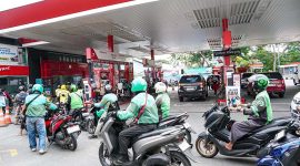 Pengemudi Ojek Online Pilih Tetap Setia pada BBM Pertamina, Efisien dan Tangguh di Jalan. FOTO : WKI