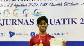 Perenang Muda Jambi Muhamad Dimas Suidarmanto . FOTO : Istimewa