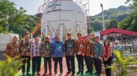 Komitmen Pertamina Perkuat Infrastruktur Energi Nasional di Indonesia Timur dengan Resmikan Terminal LPG di Bima, NTT. [FOTO : Warna Komunika Indonesia]