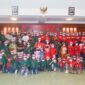 Kegiatan Persit Koorcab Rem 172 Berbagi Kasih Natal Bersama Panti Asuhan, Selasa (28/12/21).