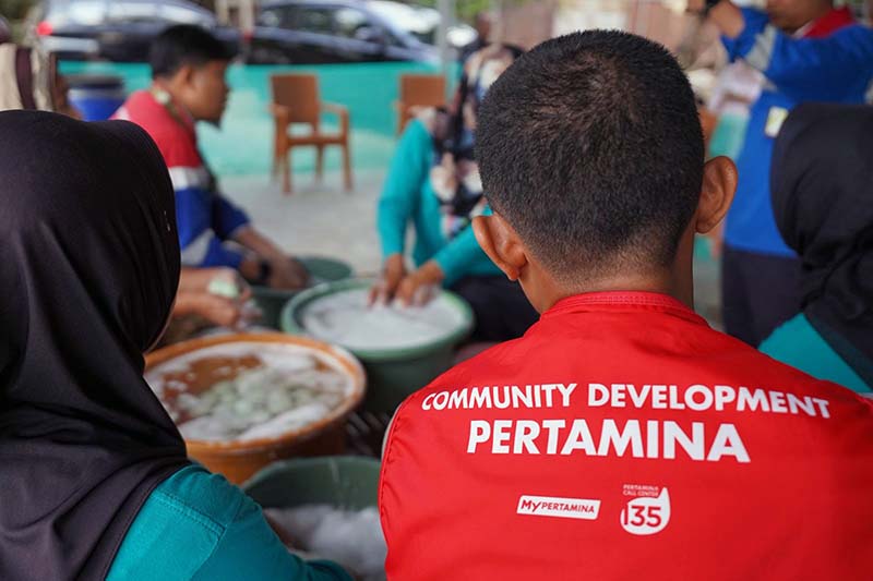 Dokumentasi Bentuk Dukungan Pertamina Patra Niaga Terhadap Program Ketahanan Pangan Lewat Inovasi Limbah dan Pemberdayaan Masyarakat. FOTO : WKI