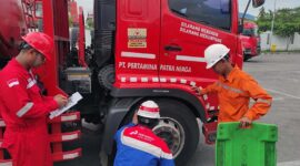 Pertamina Patra Niaga Gelar Ramp Check, Pastikan Armada Mobil Tangki Siap Operasi di Masa Mudik. FOTO : MKI