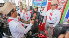 Pertamina Patra Niaga Hadiahkan Promo Kemerdekaan dan Aktivasi Sapa Pelanggan SPBU. FOTO : WKI