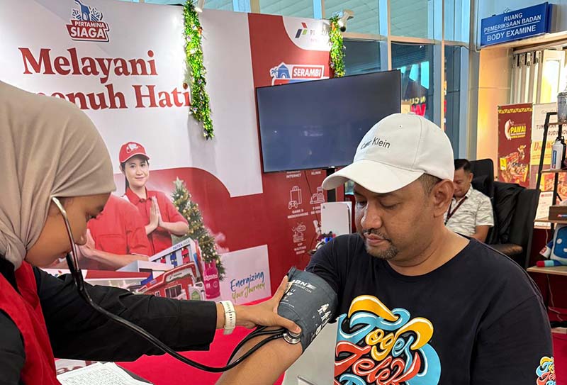 Pertamina Patra Niaga Hadirkan Serambi MyPertamina di Bandara DEO Sorong Selama Natal dan Tahun Baru. FOTO : WKI