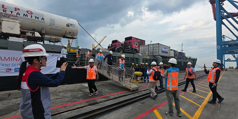 Pertamina Patra Niaga Kirim Kontainer Tabung LPG dan Drum BBM untuk Dukung Penyaluran Energi di Aceh. FOTO : Tm MEdia