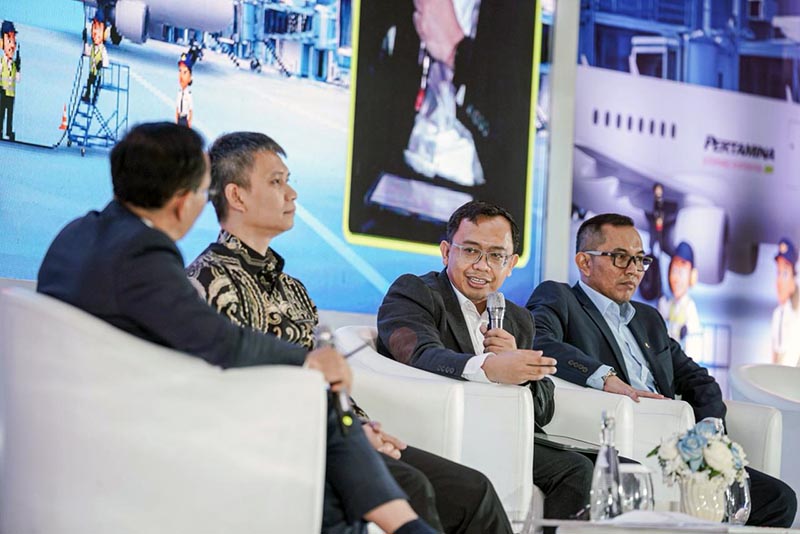 Pertamina Patra Niaga Perkuat Kolaborasi Industri Aviasi dalam Penggunaan Sustainable Aviation Fuel. FOTO : WKI