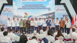 Pertamina Patra Niaga Salurkan Sustainable Aviation Fuel Produksi Dalam Negeri, Dukung Target Net Zero Emission 2060. FOTO : HMS