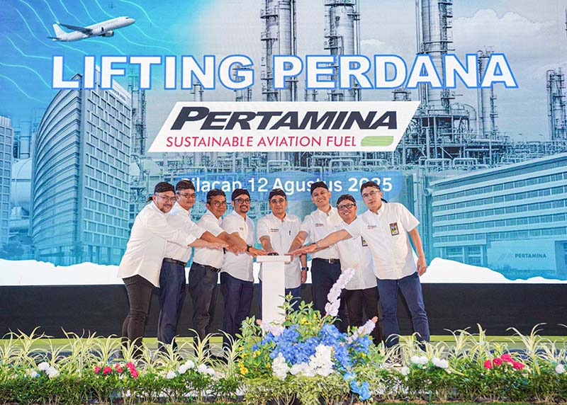 Pertamina Patra Niaga Siap Salurkan Sustainable Aviation Fuel, Dukung Penerbangan Rendah Emisi. FOTO : WKI