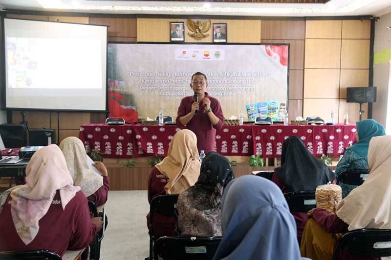 Pemkab Tanjab Timur Apresiasi PetroChina Dalam Mendukung Pertumbuhan Ekonomi Masyarakat Melalui Pelatihan UMKM dan IKM. FOTO : Tim MEdia