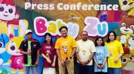 Baby-Zu-Team-Dari-Kiri-_Om-Moe-Pengarang-Lagu-Cinda-Pengisi-Suara-Momo-Adithya-Executive-Producer-Irwanto-CEO-Amel-Penulis-Cerita-Elma-Pengisi-Suara-Cici. FOTO : Widia