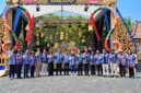President Director Pertamina Foundation Agus Mashud S. Asngari secara simbolis menyerahkan bantuan produk UMKM kepada perwakilan komunitas difabel dalam pembukaan Pertamina SMEXPO Regional Yogyakarta 2026 di Pasar Ngasem, Yogyakarta, Jumat (2/10). FOTO : Dok. PERTAMINA