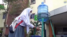 Simulasi Persiapan Pembelajaran Tatap Muka di SMAN 1 TanjungJabung Barat. FOTO : Istimewa