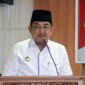 Bupati Anwar Sadat ketika membuka Rakor (P3DN) dan Penguatan Penilaian Mandiri Impelentasi SPIP di Bapenda, Rabu (2/11/22). FOTO : Ngah/LT