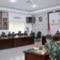 Kasi Perencanaan Korem 042/Gapu Kolonel Inf Maskun Nafik, S.H Pimpin Tim Pokja Zona Integritas Menuju WBK dan WBBM di Makorem, Senin (5/8/22) pagi.
