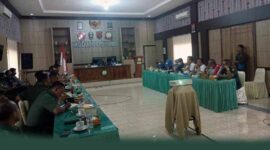 Kodim 0415/Jambi Bersama Dispora dan KONI Rapat Bahas Persiapan Liga Santri
