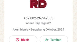 Hati-Hati! Penipuan Jual Canva Pro Admin oleh Raja Digital. FOTO : Tangkapan Layar WA