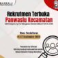 Bawaslu Buka Pendaftaran Calon Anggota Panwascam. GRAFIS : BAWASLU TJB/Edt