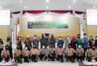 Kampanye Kreatif, Kodim 0419/Tanjab Sosialisasi Mekanisme Masuk TNI-AD, Sabtu (29/1/22). FOTO : BAs
