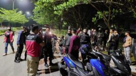 113 Remaja Diamankan Tim Krimum dan Jajaran Polresta Jambi. FOTO : HMS Polda Jambi