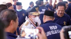 Gubernur Al Haris pada Acara Serahkan Remisi pada Napi dan Anak Lapas Kelas II A Jambi. FOTO : Istimewa