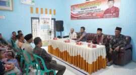 Anggota DPRD Tanjab Barat, Hamdani, SE Saat Reses di Desa Rawa Medang Kecamatan Batang Asam Kabupaten Tanjung Jabung Barat, Kamis (6/10/22). FOTO : HB/Ist