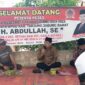 H. Abdullah, SE Ketua DPRD Tanjung Jabung Barat serap aspirasi Masyarakat di Masa Reses ke III Tahun Sidang 2021 - 2022, Rabu (25/5/22). FOTO : Ist