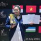 Renaissance Ojwala Kanahaya Raih Juara di Asia Arts Festival 2024 Kategori Vocal Solo. FOTO : Istimewa