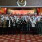 FOTO BERSAMA : Gubernur Al Haris, H. Rhoma Irama, Ridho Irama dan Pengurus DPD PAMMI Provinsi Jambi periode 2023-2027 yang Baru Dilantik. FOTO : Kominfo