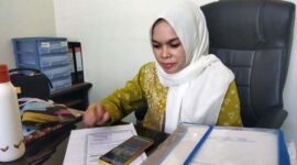 Rini Herawati [Kepala Bidang Pengangkatan Pensiun dan Data ASN di Badan Kepegawaian Daerah (BKD) Kabupaten Muaro Jambi]. FOTO : Berito.id