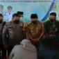 Wakapolda Jambi, Brigjen Pol Drs. Yudawan Roswinarso Saat Hadiri Syukuran Perdamaian Adat Antara SAD dengan Xecurity PT. PKM di Kecamatan Air Hitam, Sarolangun pada Senin (10/01/22).

