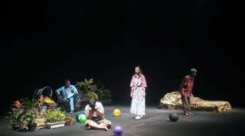 Sanggar HIMA Bahasa Indonesia Unbari Kembali Hadir Tunjukkan Eksistensinya di Panggung Teater. FOTO : Ist