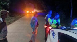 Ngotot Lintasi Jalur Kota 3 Truk Batu Bara Ditilang Satlantas Polresta Jambi . FOTO : Ist
