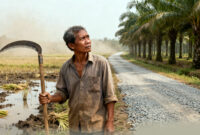 Mengapa Sawah di Tanjab Barat Berubah Menjadi Kebun Sawit?. FOTO : Lintastungkal