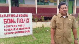 Rumah Dinas Guru SD 118 Pematang Pulai Untuk Kantor Sekolah