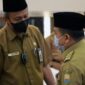 Sekretaris Daerah Ir. H. Agus Sanusi Ketia Bertemu Gubernur Jambi Al Haris pada Musrenbang RKPD Provinsi Jambi, Selasa (5/4/22). FOTO : Ist.