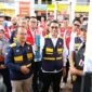 Sekjen Kementerian ESDM Dadan Kusdiana didampingi Direktur Keuangan Pertamina Patra Niaga, Arya Suprihadi, Komite BPH Migas, Abdul Halim, Direktur BBM BPH Migas, Sentot Harijady Bradjanto Tri Putro, serta pihak terkait Melakukan Kunjungan ke Berbagai Lembaga Penyalur di Palembang. FOTO : HMS