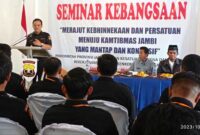 Dokumentasi Senkom Mitra Polri Provinsi Jambi Selenggarakan Seminar Kebangsaan Bersama Kesbangpol. FOTO : PANITIA