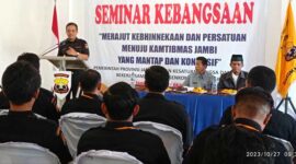 Dokumentasi Senkom Mitra Polri Provinsi Jambi Selenggarakan Seminar Kebangsaan Bersama Kesbangpol. FOTO : PANITIA