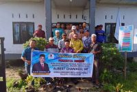 Albert Chaniago Gelar Reses, Serap Aspirasi Warga Desa Makmur Jaya. FOTO : HMS