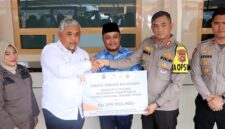 SKK Migas-Petrochina Serahkan dan Resmikan Renovasi Gedung Layanan Terintergrasi Polres Tanjung Jabung Timur. FOTO : Dok. HMS