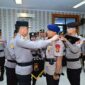 Kapolda Jambi Irjen Pol Krisno H Siregar Saat Pimpin Upacara Sertijab Dirlantas, Dirbinmas, Dansat Brimob, Kabid Propam dan Kapolres Tebo. FOTO : DHEA