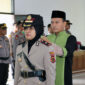 Kompol Roslinda Saat Dilantik menjadi Wakapolres Bungo oleh Kapolres Bungo AKBP Wahyu Bram, SH, SIK, MIK di Lantai 3 Aula Wirathama Bhayangkara Polres Bungo, Selasa (4/7/23). FOTO : Hms