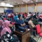 Ratusan Tenaga Honorer se Tanjung Jabung Barat mengikuti simulasi Computer Assisted Test ASN dan PPPK di Balai Pertemuan Kantor Bupati, Minggu (16/10/22). FOTO : Dok FHT