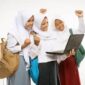Pelajar SD, SMP dan SMA dari sebelah Kanan. FOTO : Ist/Net