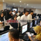 FOTO : Pelaksanaan Tes SKD CPNS Kabupaten Tanjung Jabung pada hari Pertama di Lt. 5 BW Luxury Hotel Jambi, Rabu (19/02/20).