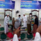 PetroChina Salurkan 150 Paket Sembako Saat Safari Ramadan di Desa Mandala Jaya, Betara, Sabtu (16/04/22).