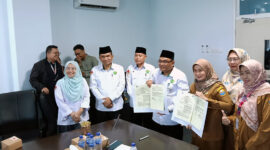 SMKN 2 Kota Jambi Siapkan Siswa Jadi SDM Unggul Berbahasa Asing Lakukan MoU dengan UIN dan Yayasan Garuda Foundation Center. FOTO : VIRYZHA