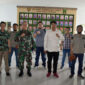 FOTO : Kasrem 042 Gapu, Kolonel Kav Rayen Obersyl saat mewakili Danrem Brigjen TNI M. Zulkifli menerima silaturrahmi dan audiensi pengurus Serikat Media Siber Indonesia (SMSI) Provinsi Jambi di Makorem 042 Gapu, Rabu, (22/07/20).